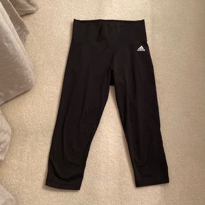 Adidas high rise crop leggings